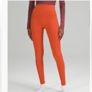 RARE Lululemon Align Super high rise pant leggings 28"
Canyon Orange
Size: 8